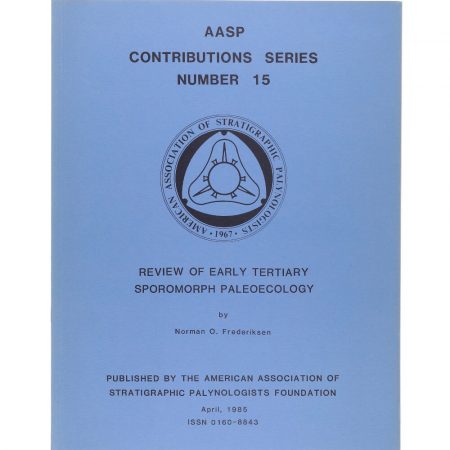 AASP Palynology Contributions Series Volume 15 Cover