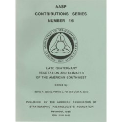AASP Palynology Contributions Series Volume 16 Cover