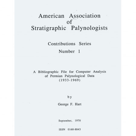 AASP Contributions Series Palynology Volume 1 Cover