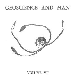 Geoscience and Man Cover Detail Volume VII