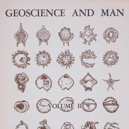 Geoscience and Man-Journal Volume III Cover Detail